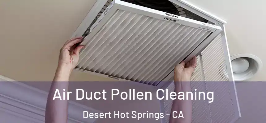 Air Duct Pollen Cleaning Desert Hot Springs - CA