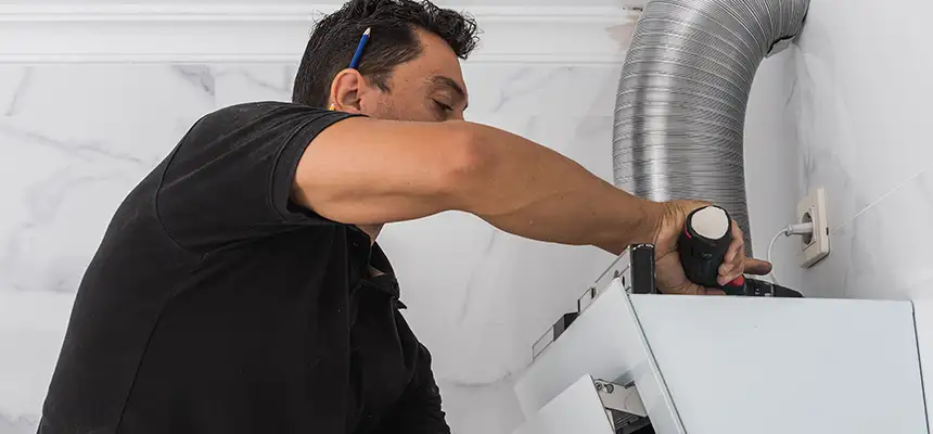 Precision In-wall Dryer Vent Cleaning & Rerouting Corrections in Desert Hot Springs, CA