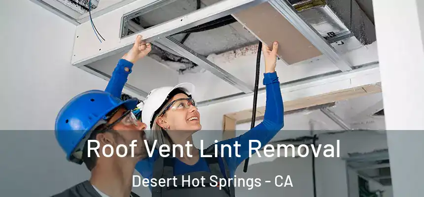 Roof Vent Lint Removal Desert Hot Springs - CA